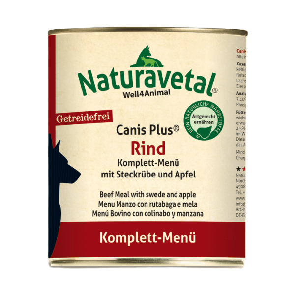 Canis Plus Rind Komplett-Menü