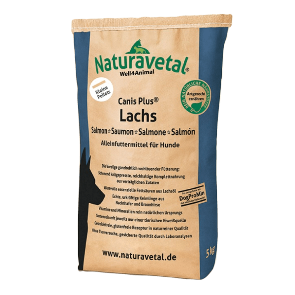 Canis Plus Lachs - kleinere Pellets