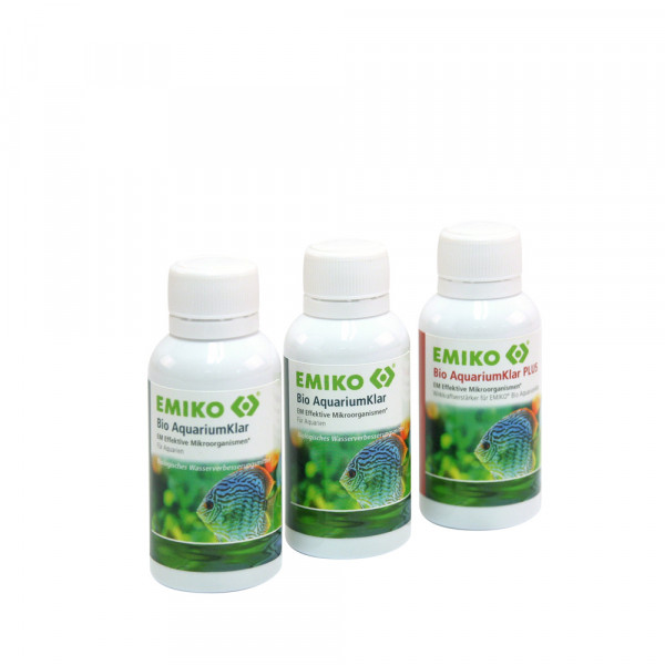 Bio AquariumKlar Systempflege, 3x30ml
